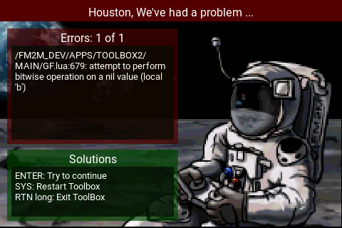 ToolBox 2.1 unified error screen