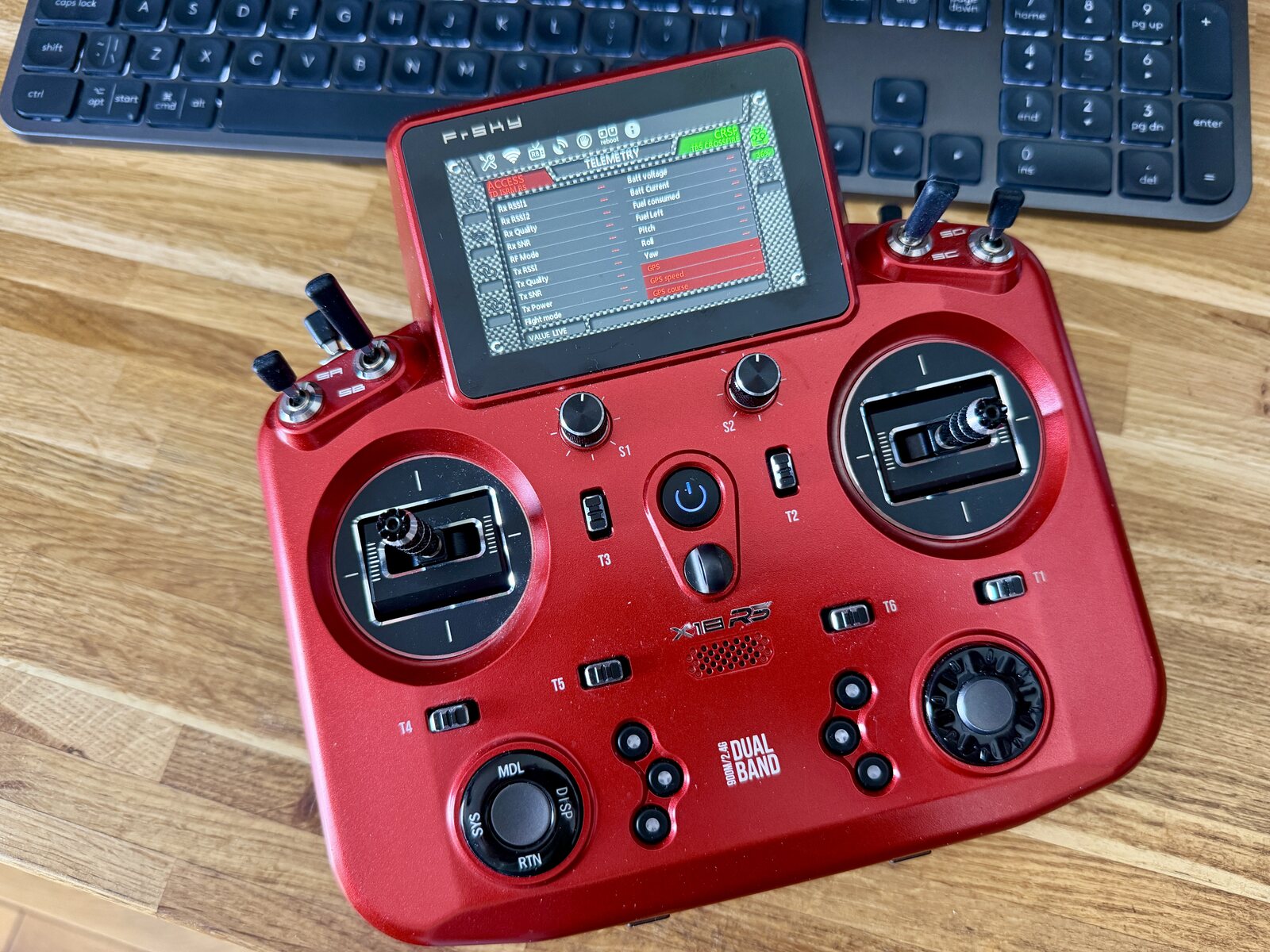 FM2M ToolBox 2 Telemetry module running on an ETHOS radio