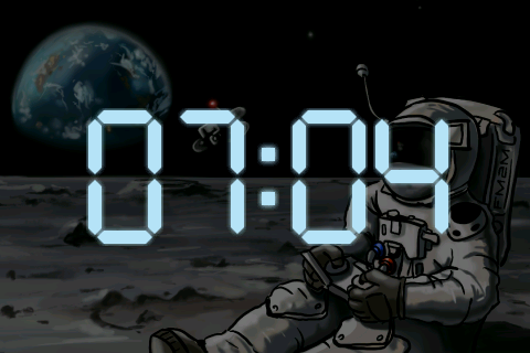 Full-screen D-Clock view 2