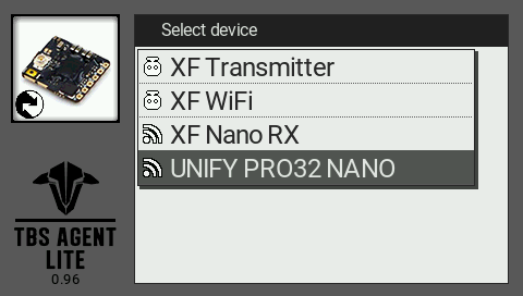 Device selection
